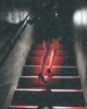 GIRL ON THE RED STEPS DIAMOND DUST